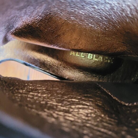 ALL BLACK x Anthropologie Calf Hair, sz 40/9.5 - Picture 4 of 11